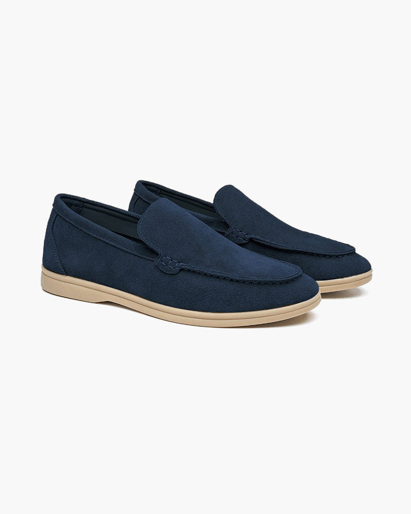 Oude geld premium suede loafers