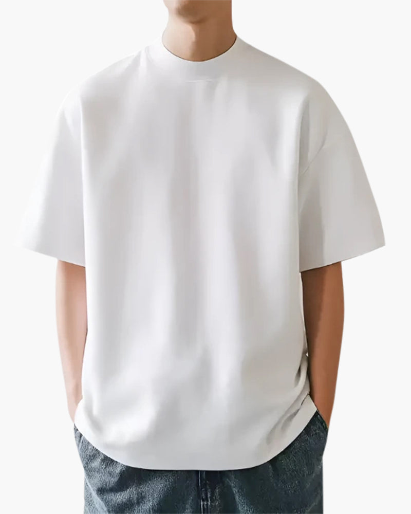 Geraffineerd massief t-shirt