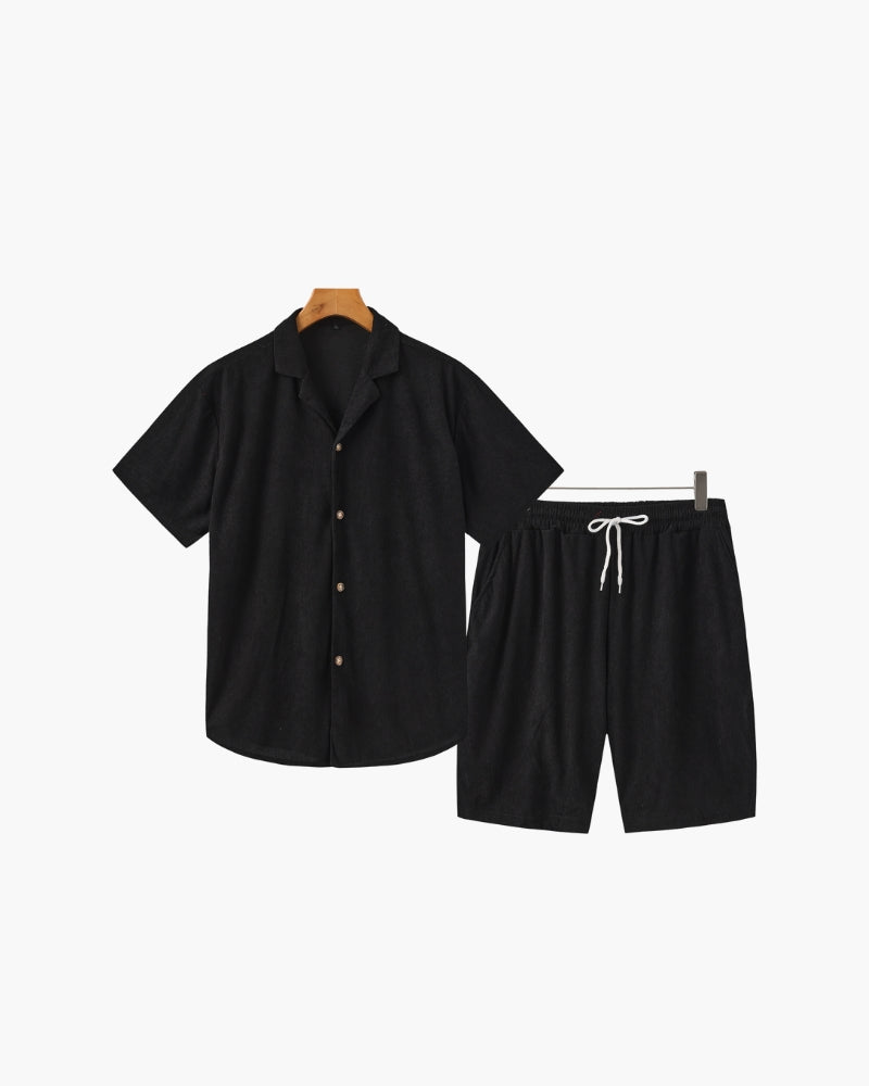 De Riviera Velvet Cord Set