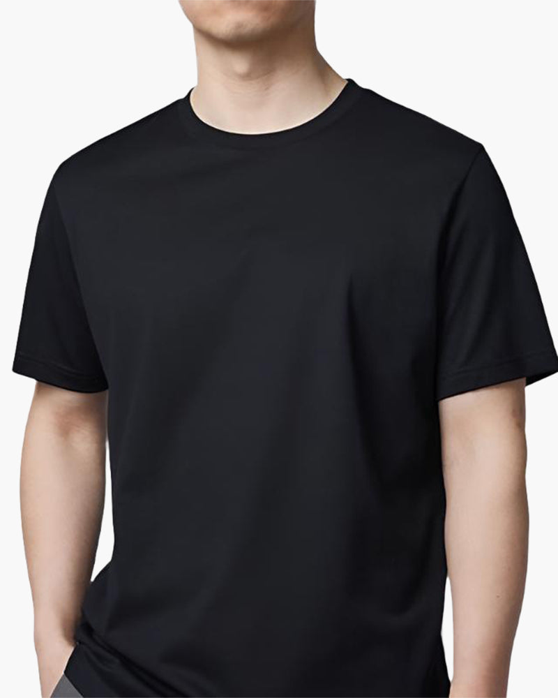 Geraffineerd massief t-shirt