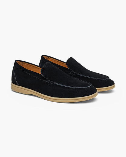 Oude geld premium suede loafers