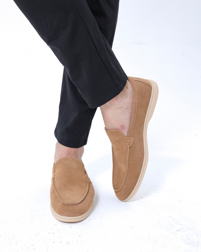 Oude geld premium suede loafers