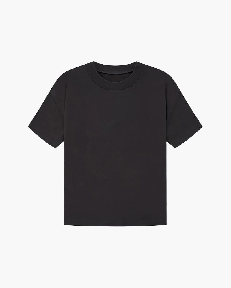 Geraffineerd massief t-shirt