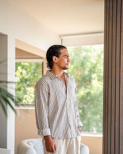 Gentlemen's gestreepte shirt