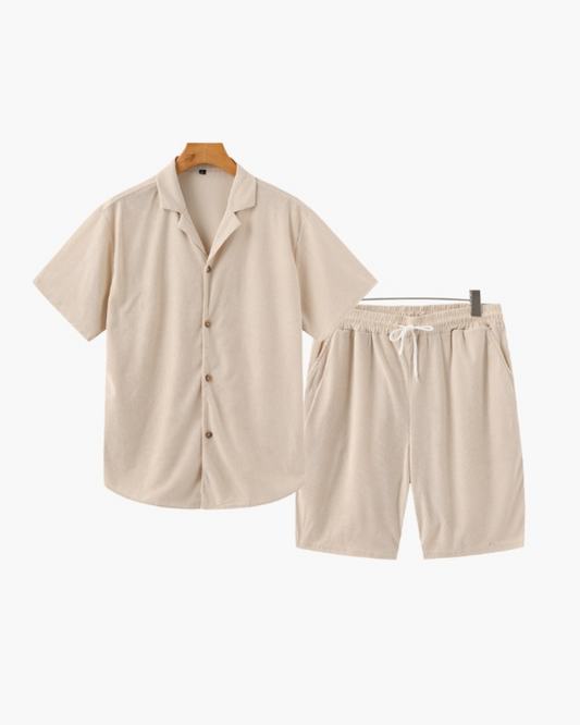 De Riviera Velvet Cord Set